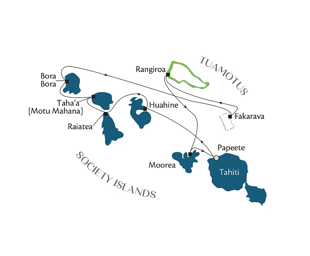Society Islands & Tuamotus
